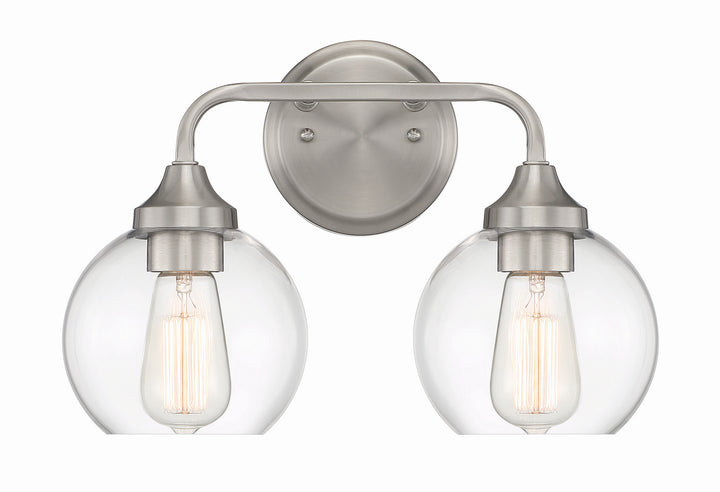 Craftmade Canada - 56202-BNK - Two Light Vanity - Glenda - Brushed Polished Nickel