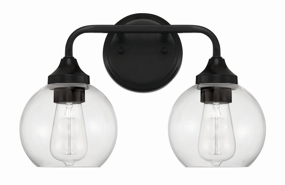 Craftmade Canada - 56202-FB - Two Light Vanity - Glenda - Flat Black