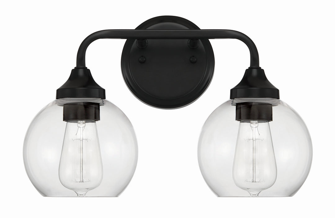Craftmade Canada - 56202-FB - Two Light Vanity - Glenda - Flat Black