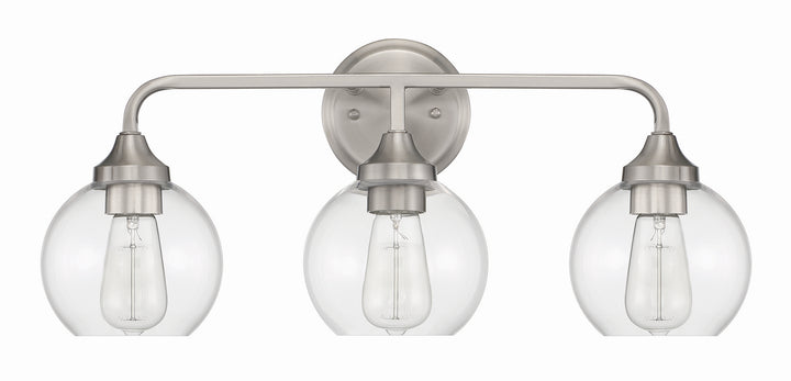 Craftmade Canada - 56203-BNK - Three Light Vanity - Glenda - Brushed Polished Nickel