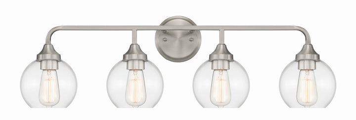 Craftmade Canada - 56204-BNK - Four Light Vanity - Glenda - Brushed Polished Nickel