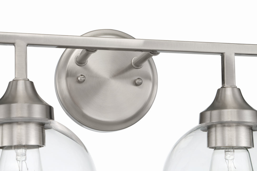 Craftmade Canada - 56204-BNK - Four Light Vanity - Glenda - Brushed Polished Nickel