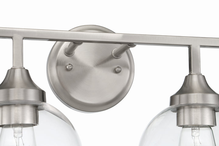 Craftmade Canada - 56204-BNK - Four Light Vanity - Glenda - Brushed Polished Nickel