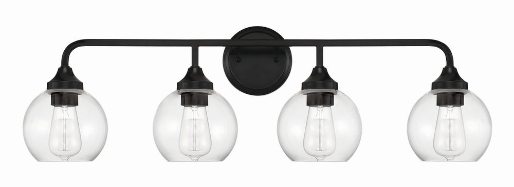 Craftmade Canada - 56204-FB - Four Light Vanity - Glenda - Flat Black