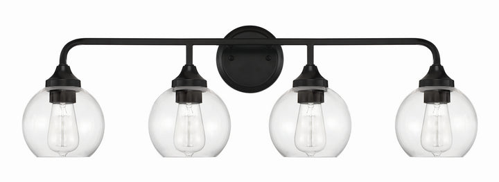 Craftmade Canada - 56204-FB - Four Light Vanity - Glenda - Flat Black