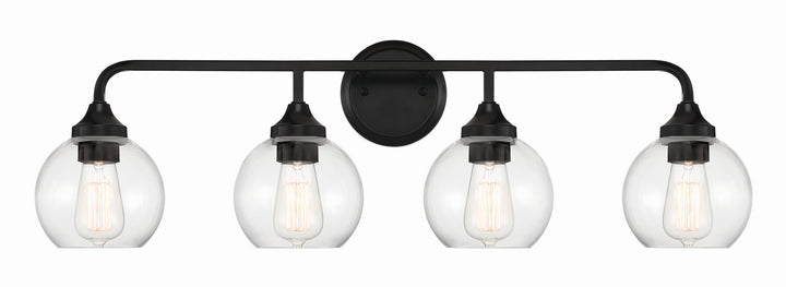 Craftmade Canada - 56204-FB - Four Light Vanity - Glenda - Flat Black
