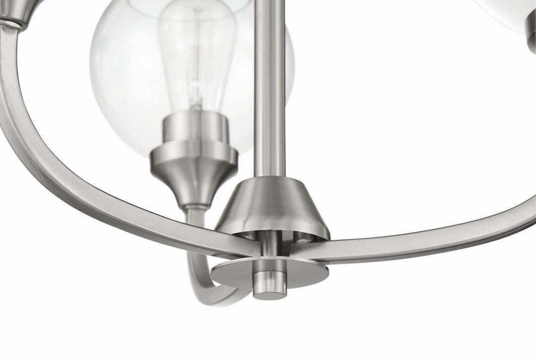 Craftmade Canada - 56223-BNK - Three Light Chandelier - Glenda - Brushed Polished Nickel