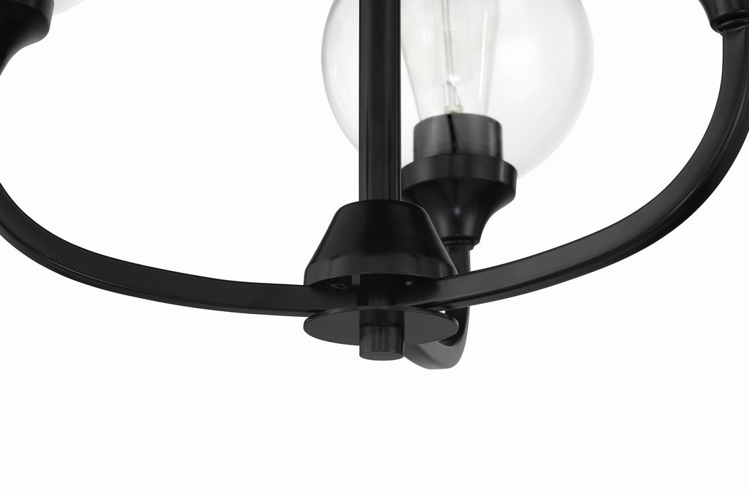 Craftmade Canada - 56223-FB - Three Light Chandelier - Glenda - Flat Black