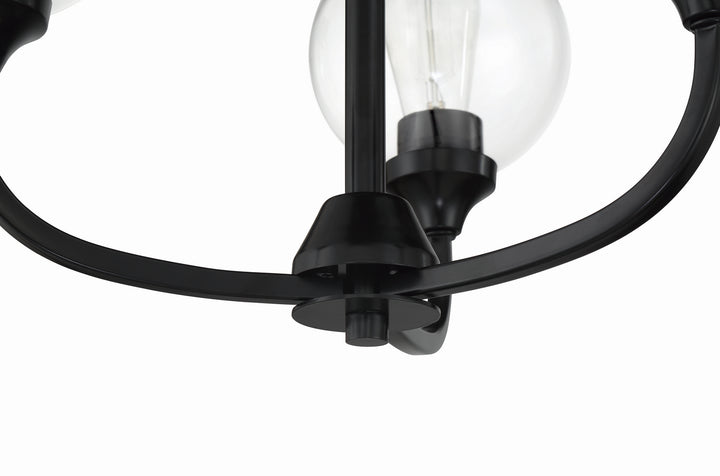 Craftmade Canada - 56223-FB - Three Light Chandelier - Glenda - Flat Black