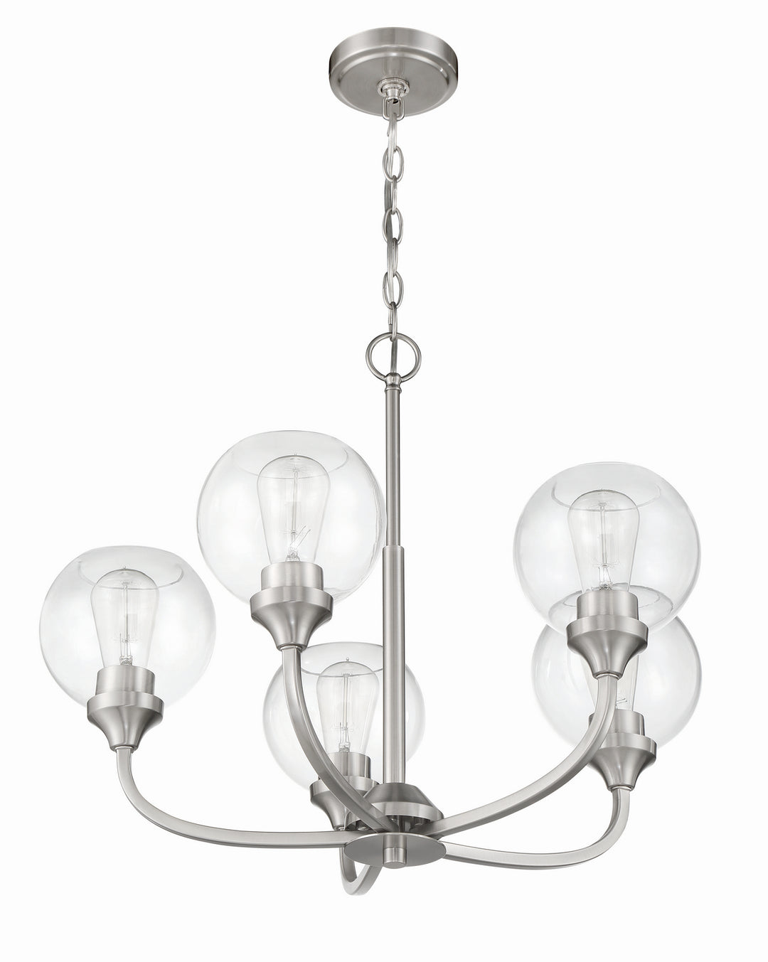 Craftmade Canada - 56225-BNK - Five Light Chandelier - Glenda - Brushed Polished Nickel