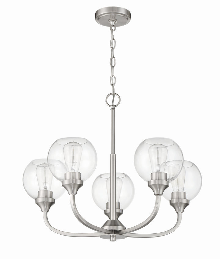 Craftmade Canada - 56225-BNK - Five Light Chandelier - Glenda - Brushed Polished Nickel