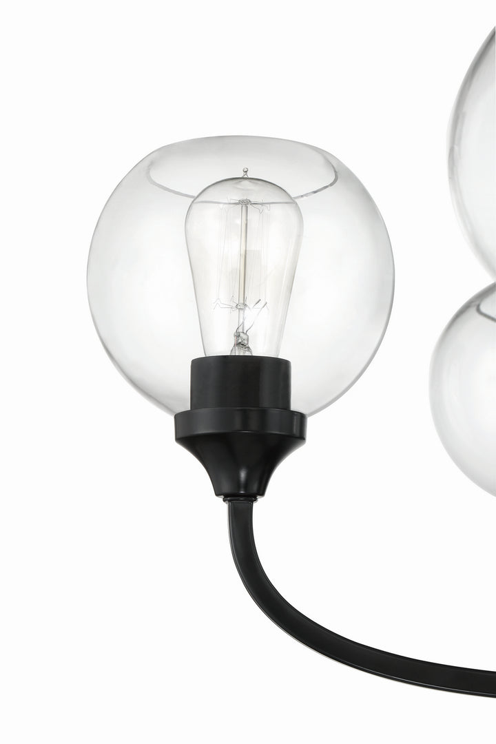 Craftmade Canada - 56225-FB - Five Light Chandelier - Glenda - Flat Black