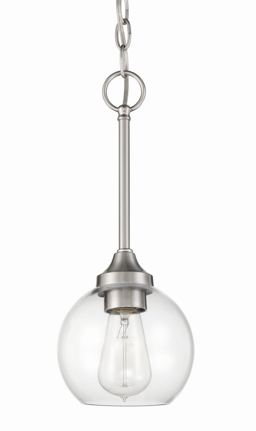 Craftmade Canada - 56291-BNK - One Light Mini Pendant - Glenda - Brushed Polished Nickel