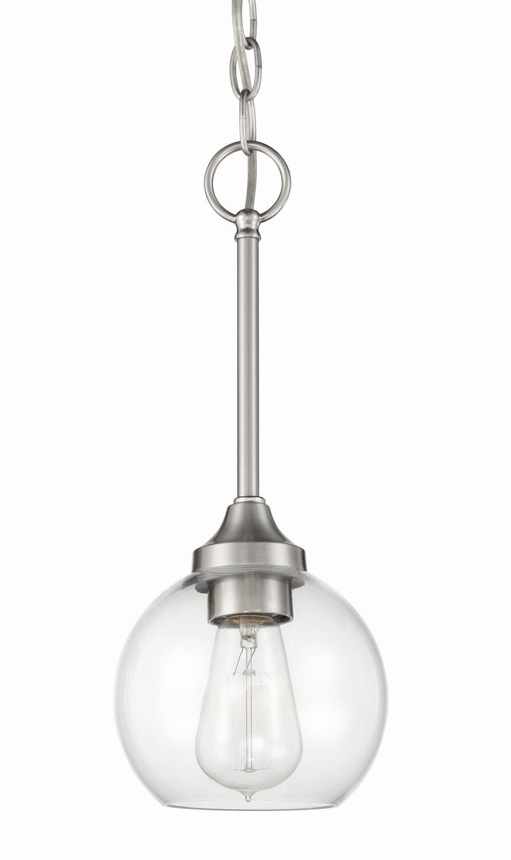 Craftmade Canada - 56291-BNK - One Light Mini Pendant - Glenda - Brushed Polished Nickel
