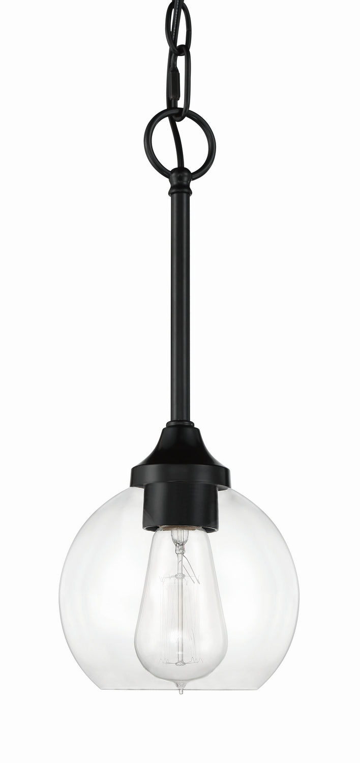 Craftmade Canada - 56291-FB - One Light Mini Pendant - Glenda - Flat Black
