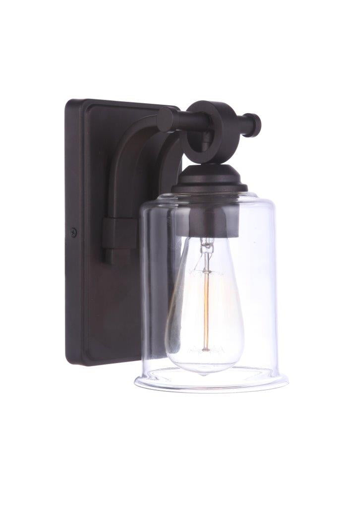 Romero One Light Wall Sconce in Espresso - available from The Lighting Shoppe, trusted by Canadian homeowners