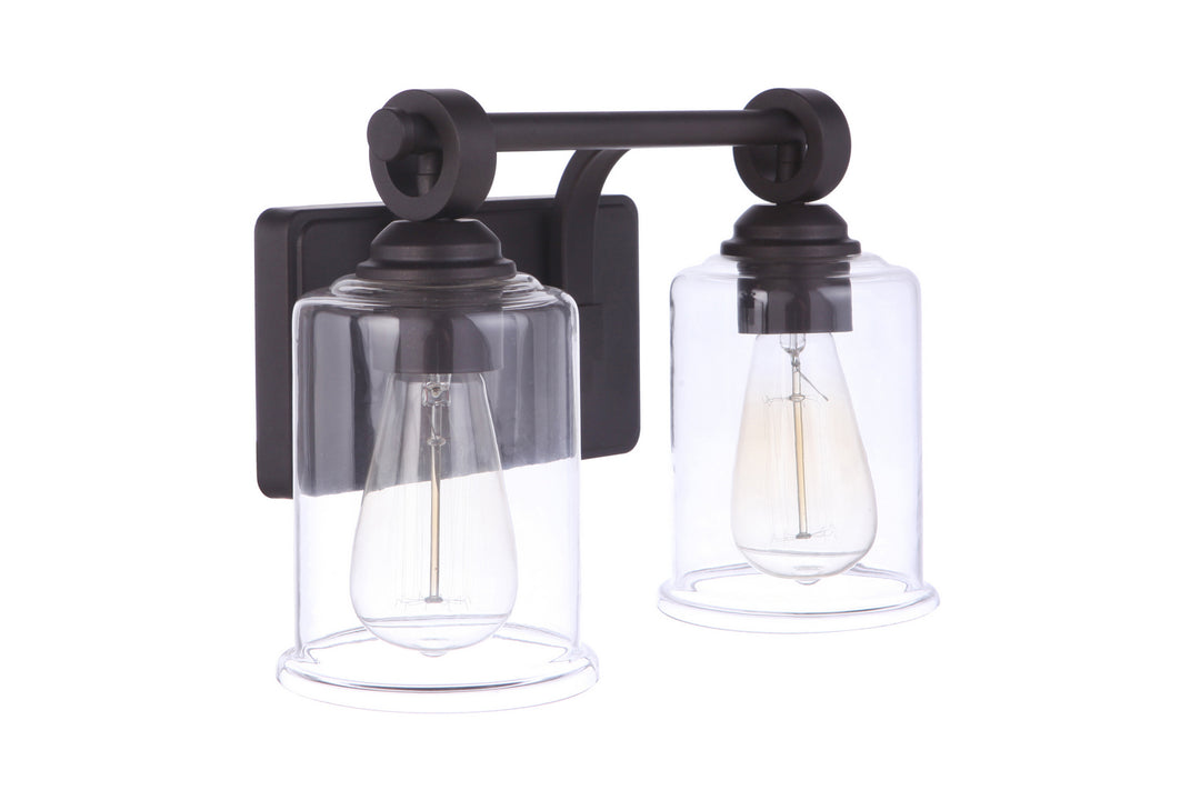 Romero Two Light Vanity in Espresso - available from The Lighting Shoppe, trusted by Canadian homeowners