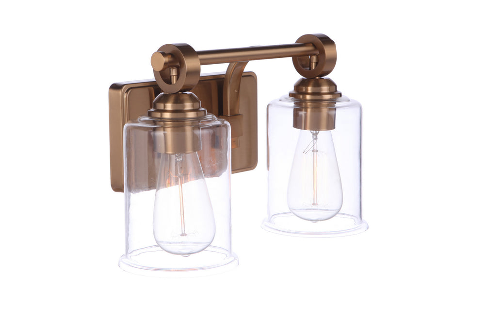 Craftmade Canada - 56402-SB - Two Light Vanity - Romero - Satin Brass