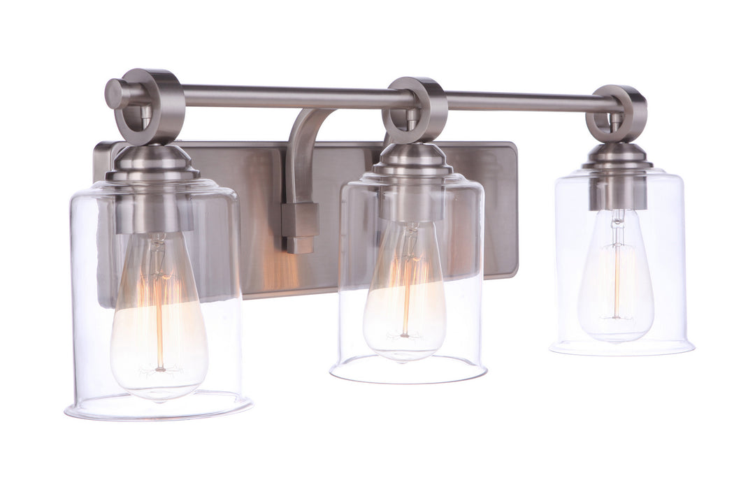 Craftmade Canada - 56403-BNK - Three Light Vanity - Romero - Brushed Polished Nickel
