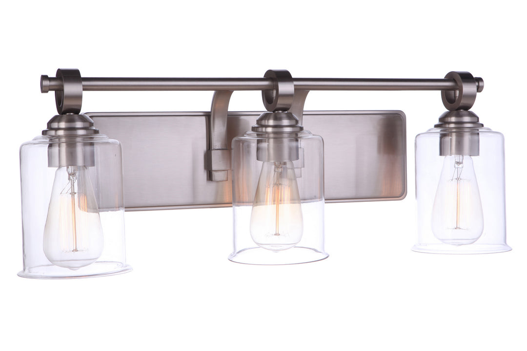 Craftmade Canada - 56403-BNK - Three Light Vanity - Romero - Brushed Polished Nickel