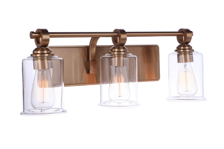 Craftmade Canada - 56403-SB - Three Light Vanity - Romero - Satin Brass