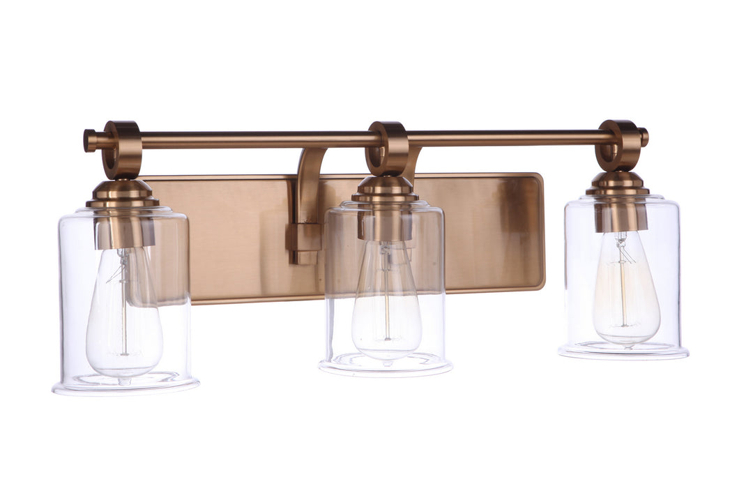 Craftmade Canada - 56403-SB - Three Light Vanity - Romero - Satin Brass