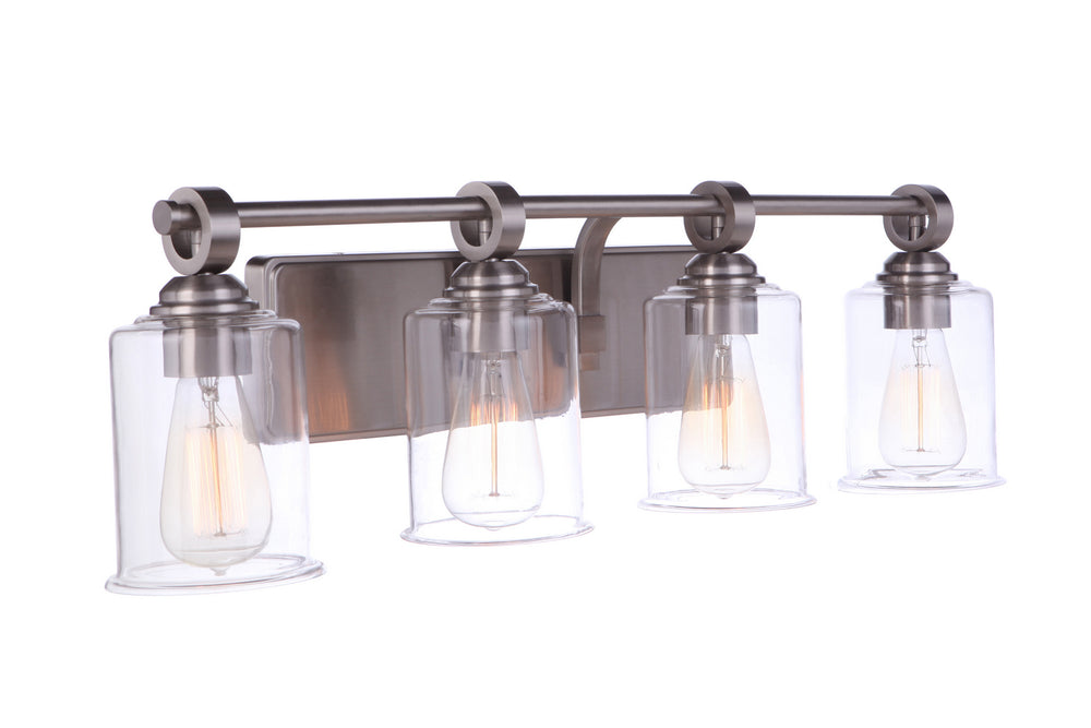 Craftmade Canada - 56404-BNK - Four Light Vanity - Romero - Brushed Polished Nickel