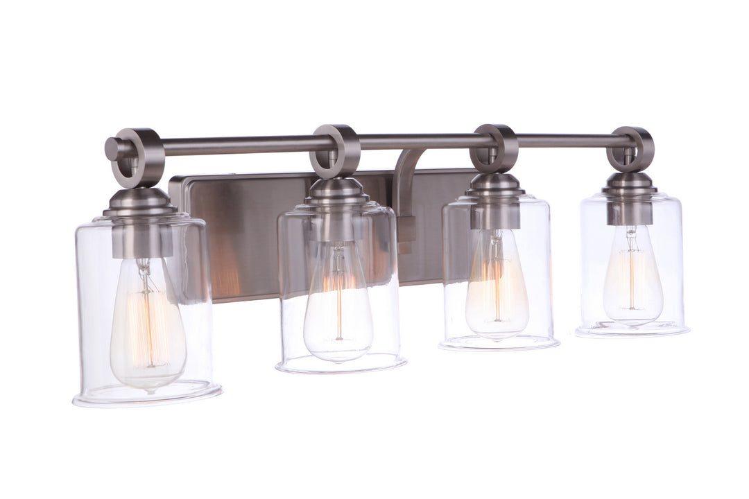 Craftmade Canada - 56404-BNK - Four Light Vanity - Romero - Brushed Polished Nickel