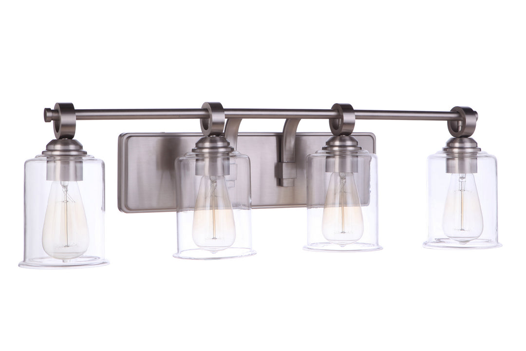 Craftmade Canada - 56404-BNK - Four Light Vanity - Romero - Brushed Polished Nickel