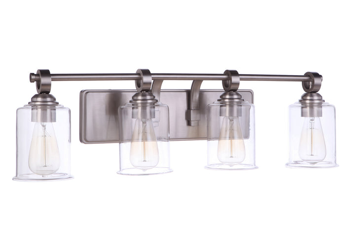 Craftmade Canada - 56404-BNK - Four Light Vanity - Romero - Brushed Polished Nickel