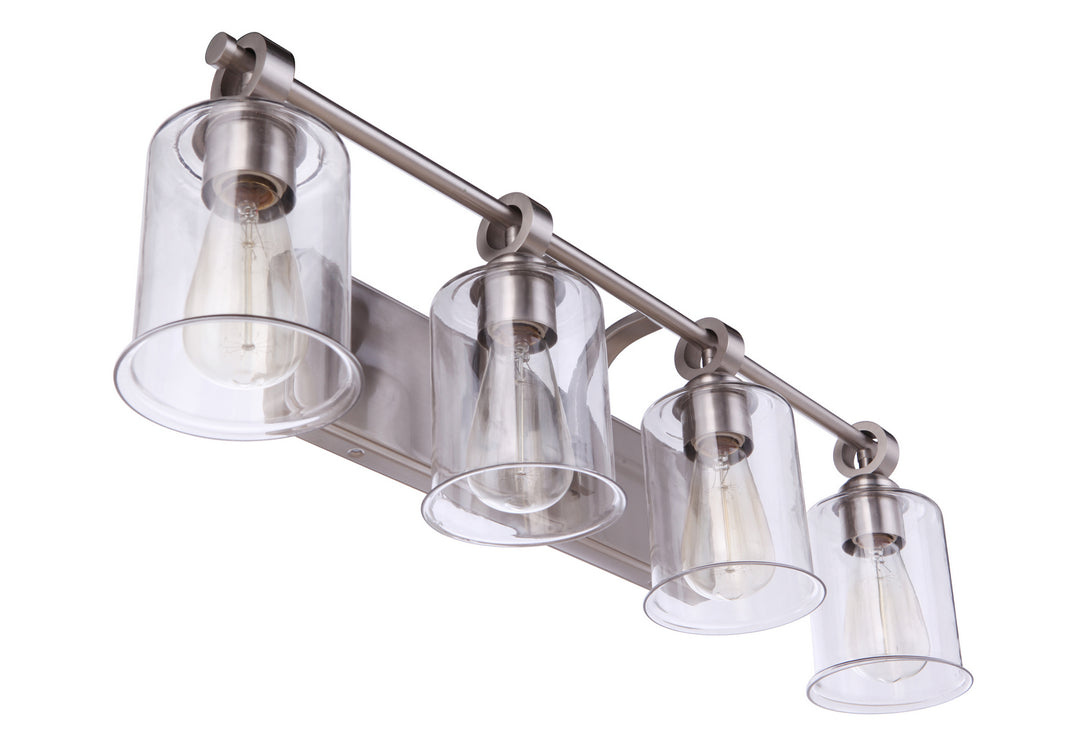 Craftmade Canada - 56404-BNK - Four Light Vanity - Romero - Brushed Polished Nickel