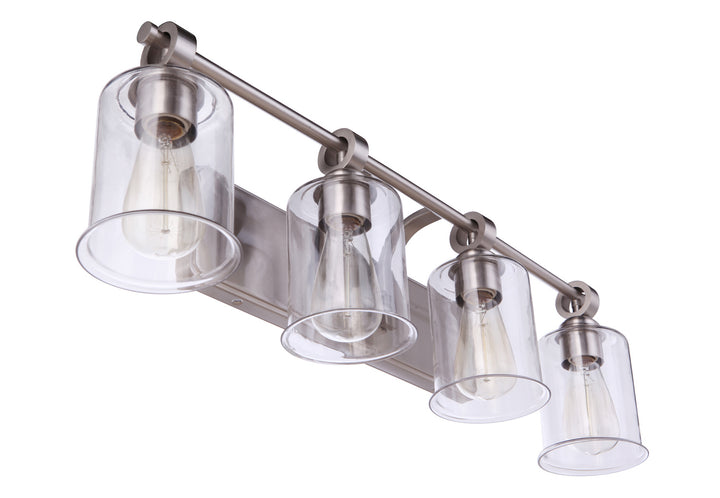 Craftmade Canada - 56404-BNK - Four Light Vanity - Romero - Brushed Polished Nickel