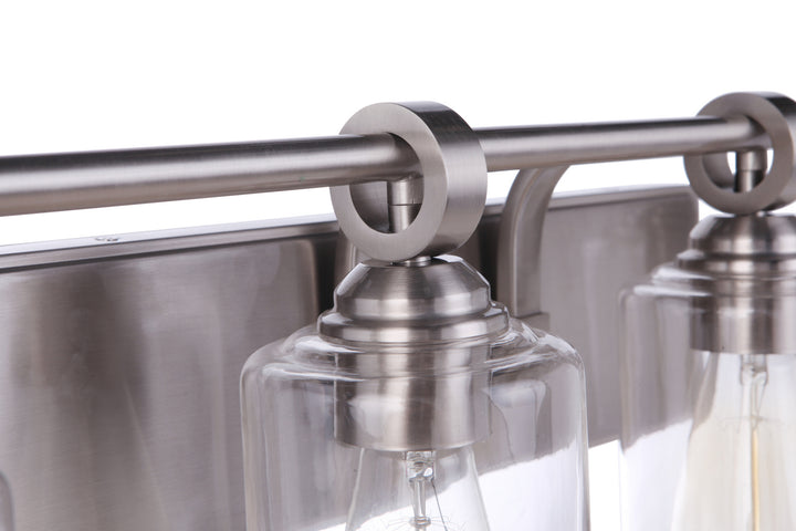 Craftmade Canada - 56404-BNK - Four Light Vanity - Romero - Brushed Polished Nickel