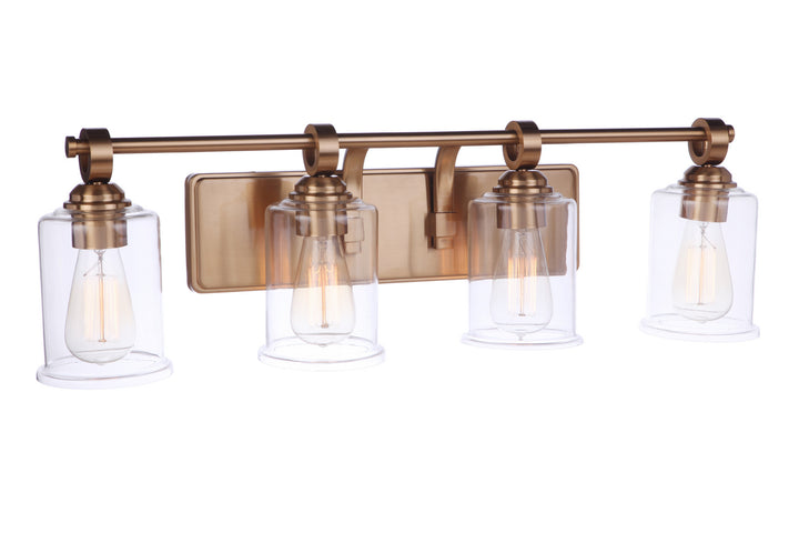 Craftmade Canada - 56404-SB - Four Light Vanity - Romero - Satin Brass