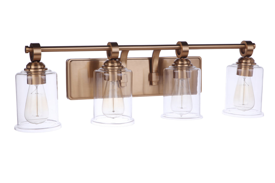 Craftmade Canada - 56404-SB - Four Light Vanity - Romero - Satin Brass