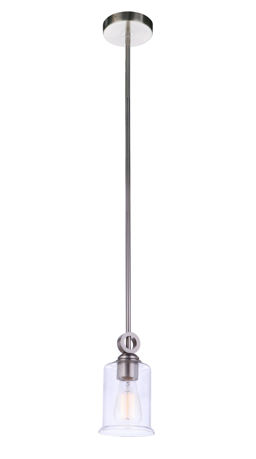 Craftmade Canada - 56491-BNK - One Light Mini Pendant - Romero - Brushed Polished Nickel