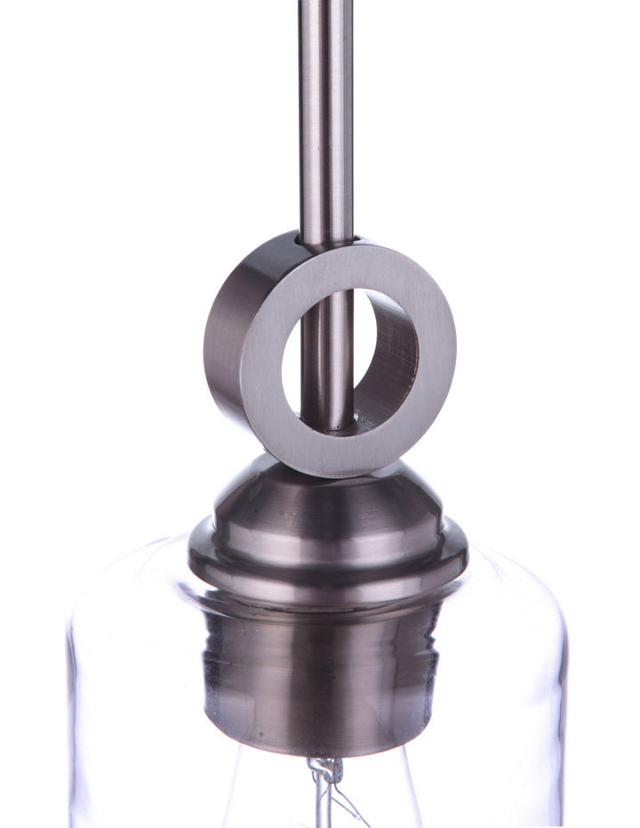 Craftmade Canada - 56491-BNK - One Light Mini Pendant - Romero - Brushed Polished Nickel