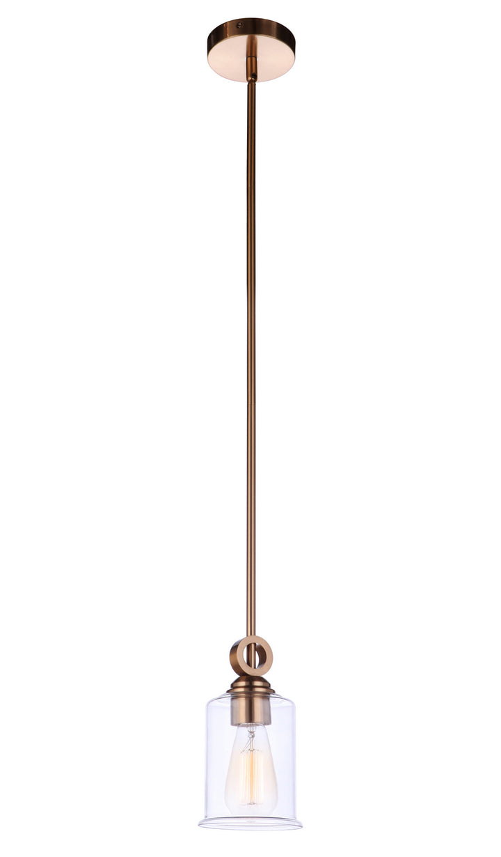 Craftmade Canada - 56491-SB - One Light Mini Pendant - Romero - Satin Brass