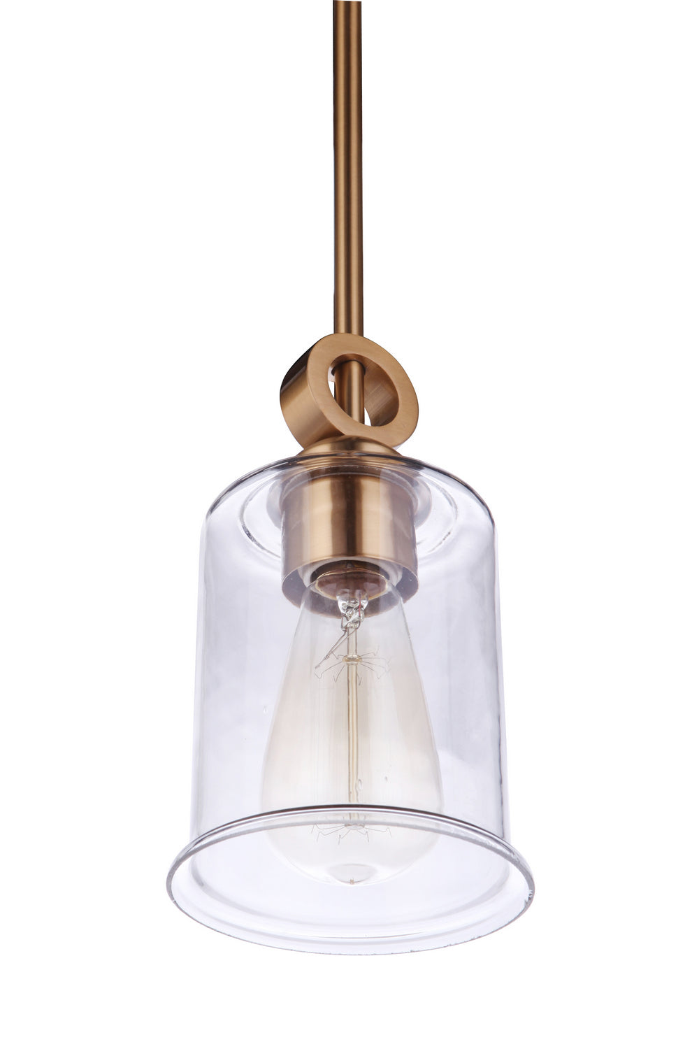 Craftmade Canada - 56491-SB - One Light Mini Pendant - Romero - Satin Brass