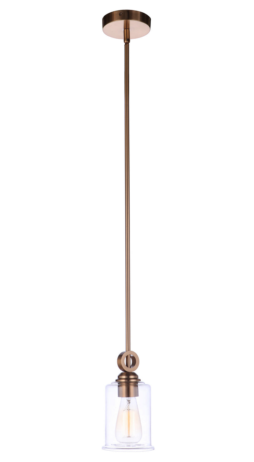 Craftmade Canada - 56491-SB - One Light Mini Pendant - Romero - Satin Brass