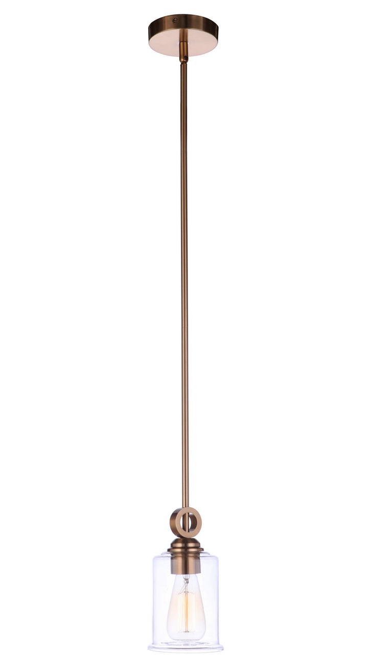 Craftmade Canada - 56491-SB - One Light Mini Pendant - Romero - Satin Brass