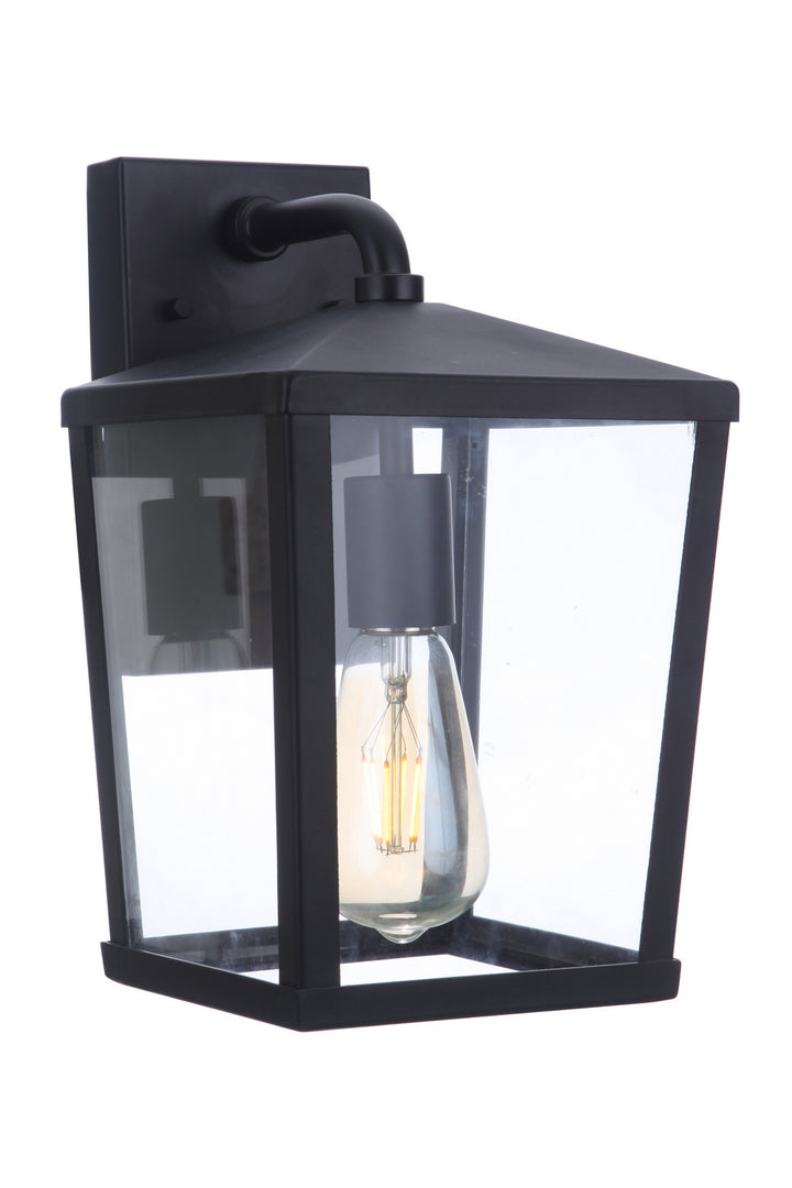 Olsen One Light Outdoor Wall Mount in Midnight - available from The Lighting Shoppe, trusted by Canadian homeowners