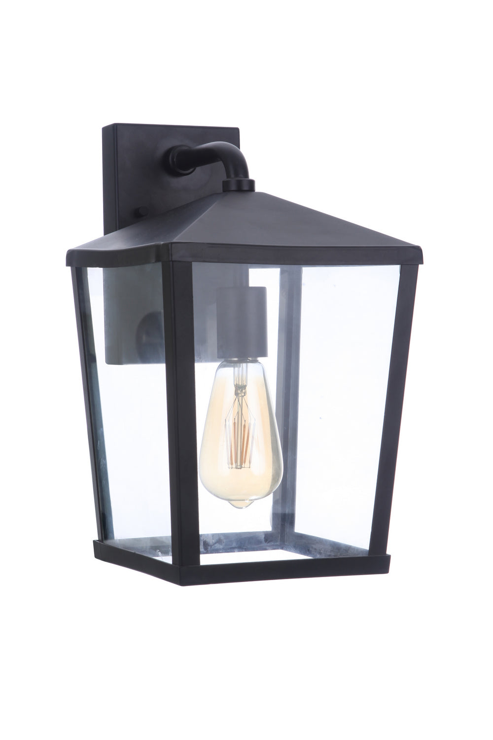 Olsen One Light Outdoor Wall Mount in Midnight - available from The Lighting Shoppe, trusted by Canadian homeowners