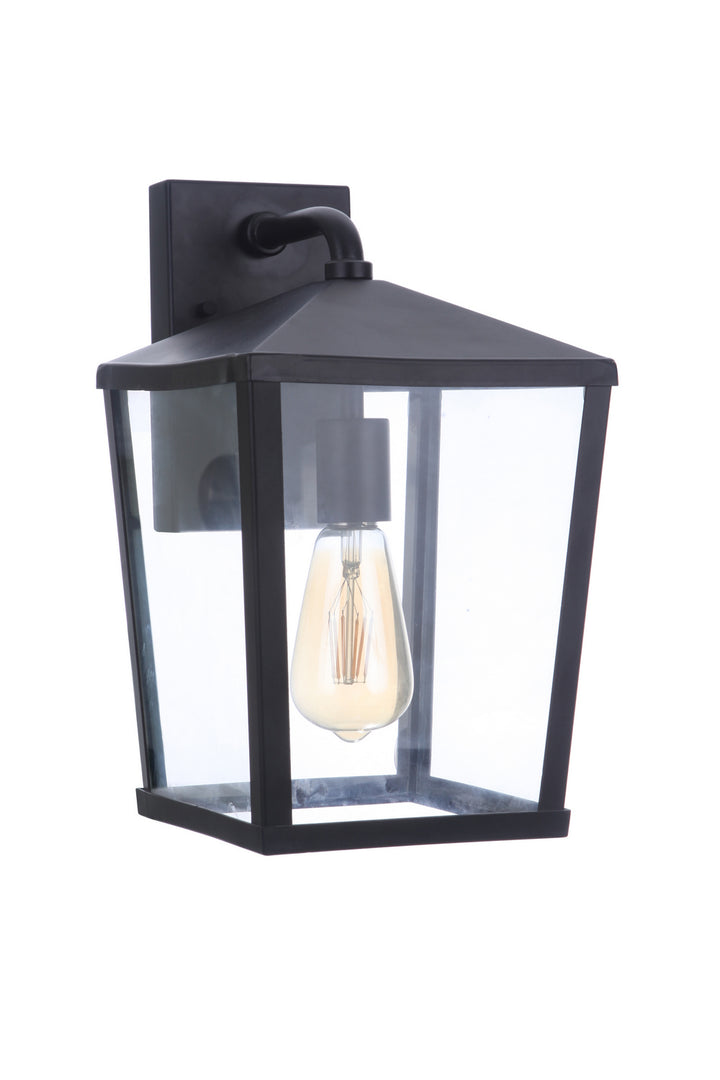 Olsen One Light Outdoor Wall Mount in Midnight - available from The Lighting Shoppe, trusted by Canadian homeowners