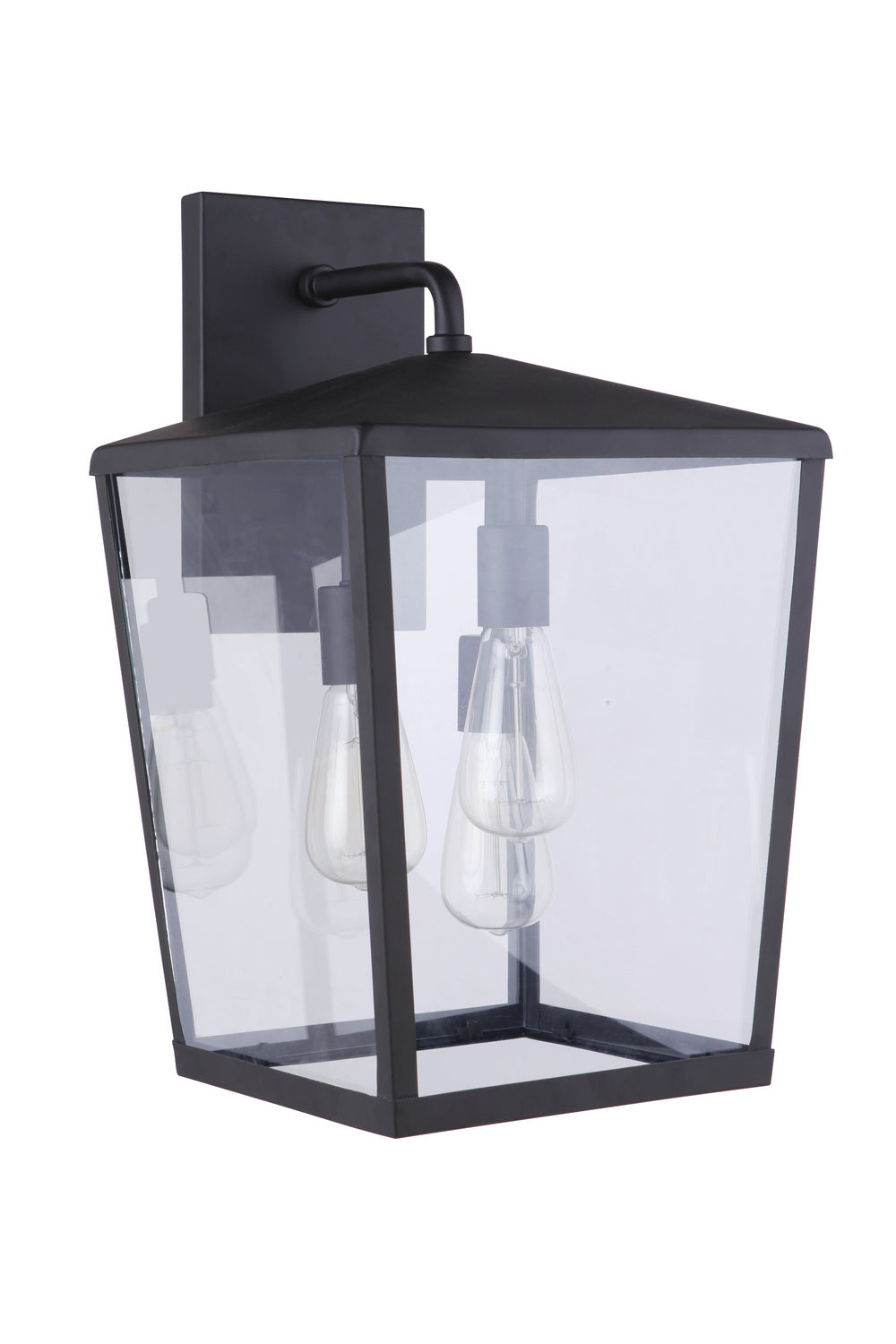 Olsen Three Light Outdoor Wall Mount in Midnight - available from The Lighting Shoppe, trusted by Canadian homeowners