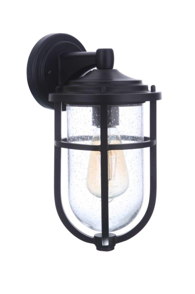 Voyage One Light Outdoor Wall Mount in Midnight - available from The Lighting Shoppe, trusted by Canadian homeowners