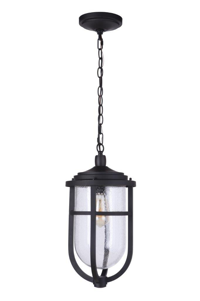 Voyage One Light Outdoor Pendant in Midnight - available from The Lighting Shoppe, trusted by Canadian homeowners