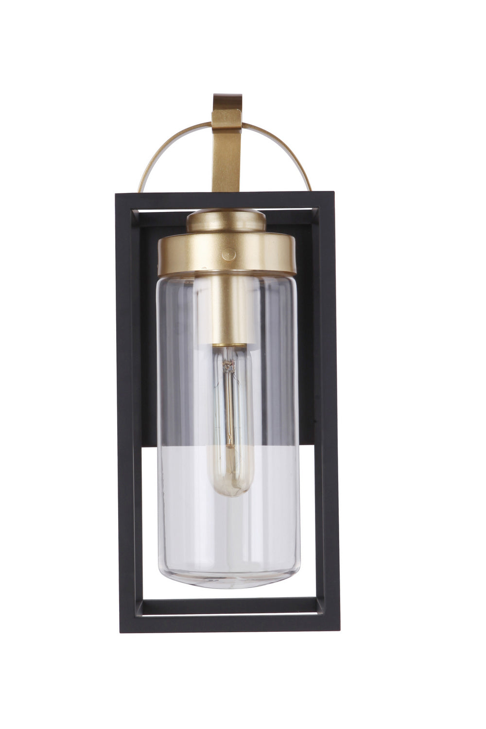 Craftmade Canada - ZA4804-MNSB - One Light Outdoor Wall Mount - Neo - Midnight / Satin Brass