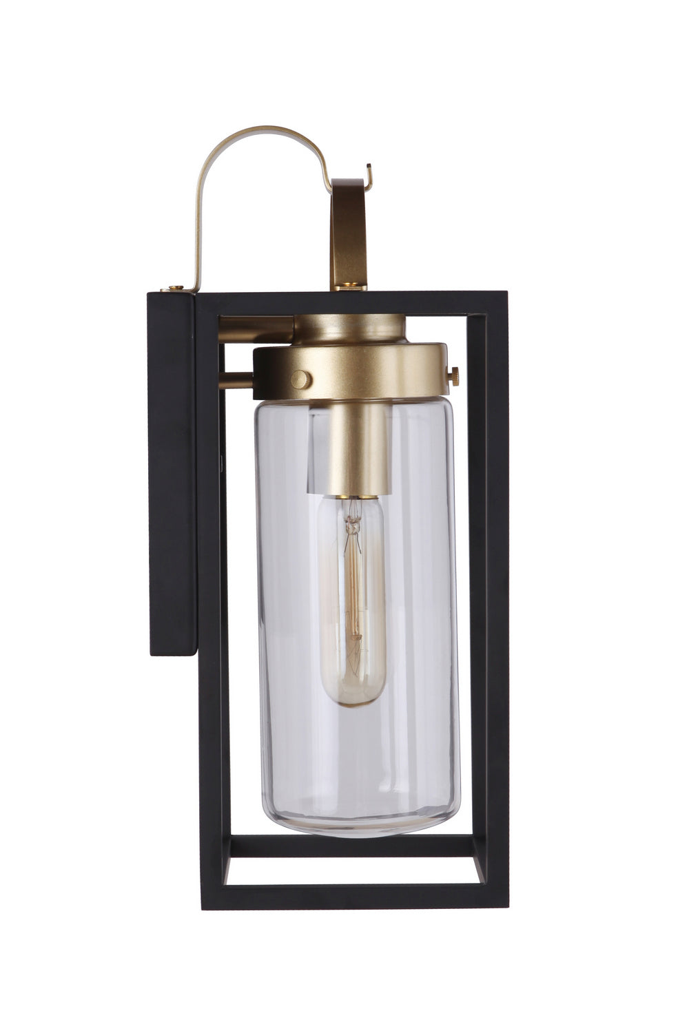 Craftmade Canada - ZA4804-MNSB - One Light Outdoor Wall Mount - Neo - Midnight / Satin Brass