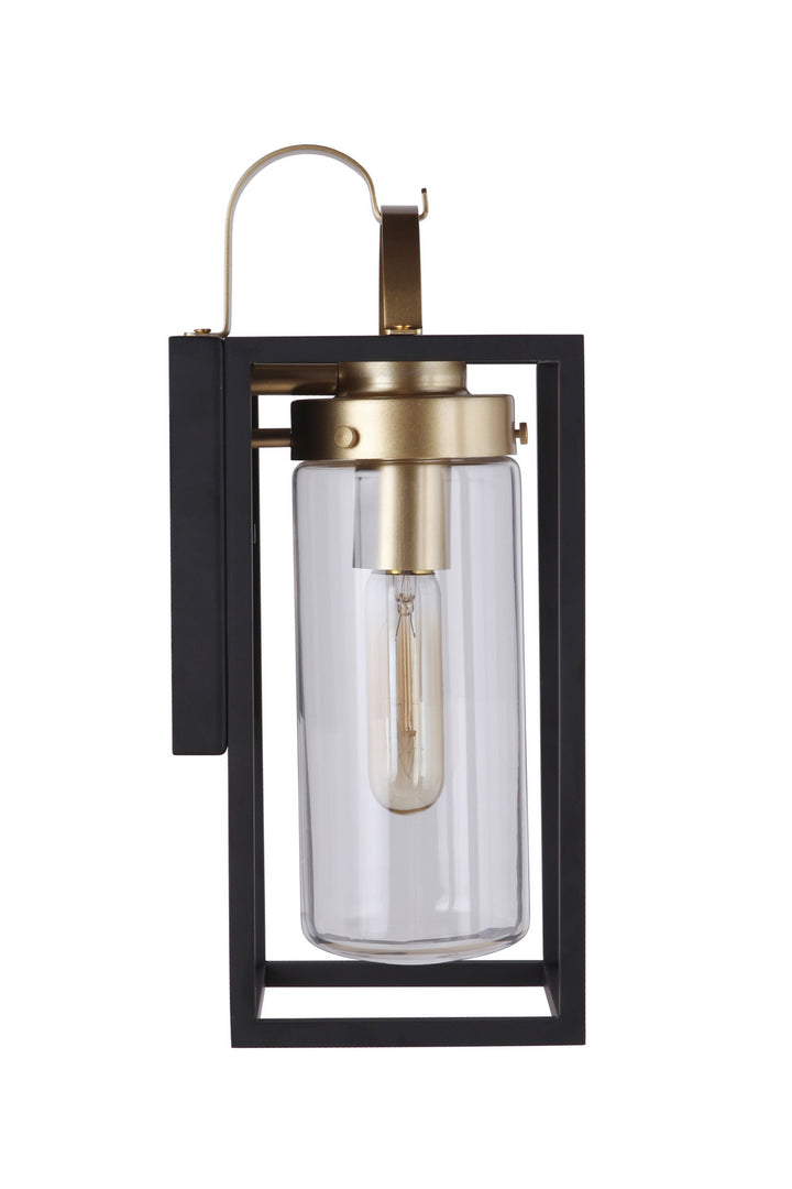 Craftmade Canada - ZA4804-MNSB - One Light Outdoor Wall Mount - Neo - Midnight / Satin Brass